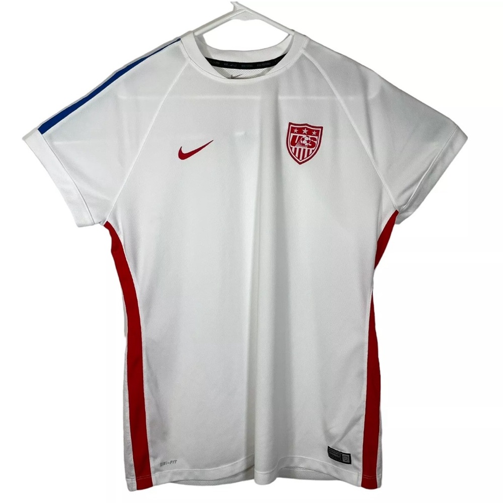 Nike White and Red Women's Jersey